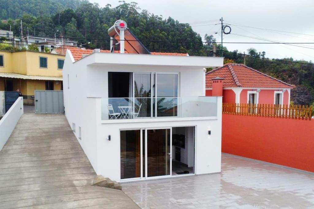 Brand New Private Modern Apartment With Patio And Sea View Calheta  Esterno foto