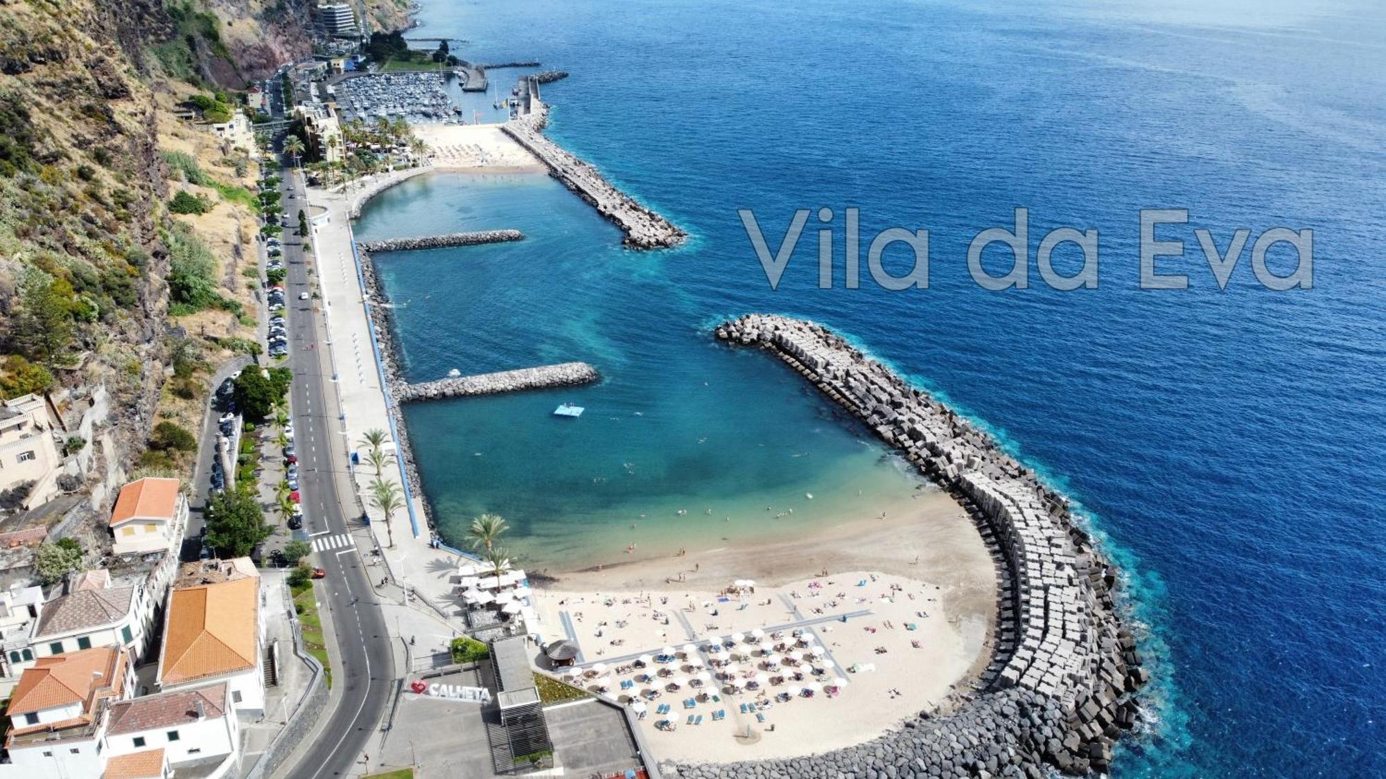 Brand New Private Modern Apartment With Patio And Sea View Calheta  Esterno foto